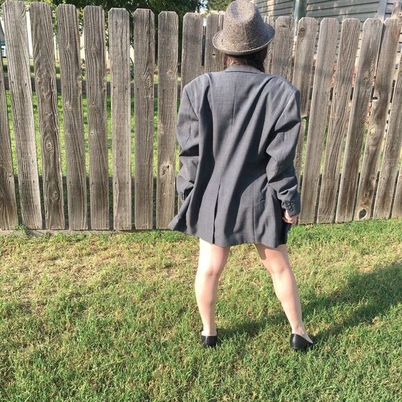 Vintage Imperial by Haggar Grey Suit Jacket - Picture 3 of 16